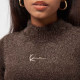 Karl Kani Γυναικεία πλεκτή μπλούζα Small Signature Hairy Knit LS Turtleneck